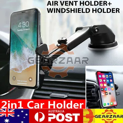 360° Car Phone Holder Windscreen Dashboard Suction Mount Stand For Universal • $11.49