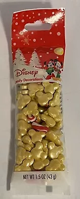 Disney Mickey Mouse Candy Decorations Gold W/ Candy Cane Cake Cupcake Toppings • $15.99