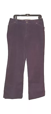 J. Jill Pants Purple Corduroy Stretch  Pants 16 • $15