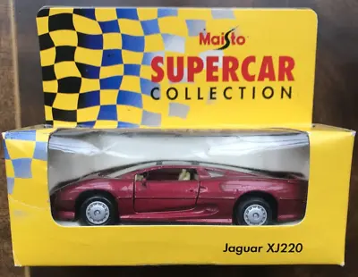 Maisto Supercar Collection - Jaguar XJ220 - 1/40 Scale Diecast Model Car - Boxed • £8.95