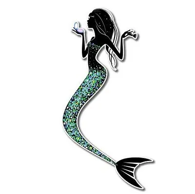 Mermaid Pretty Car Vinyl Sticker - SELECT SIZE • $3.89