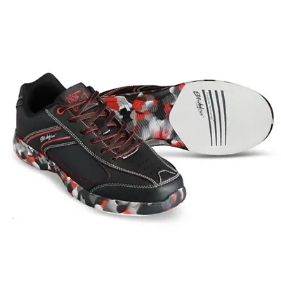 Mens KR Strikeforce Flyer Lite Bowling Shoes Black/Red  Camo Sizes 6  - 15 • $53.95