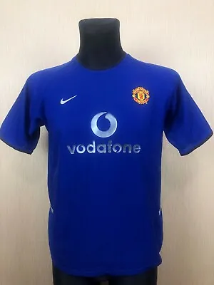 Manchester United 2002 2003 Third Shirt Football Soccer Jersey Boys Nike Size Xl • $27.06