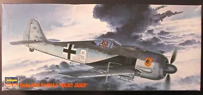 Hasegawa 1/72nd Scale Focke Wulf 190A-8 Nacht Jager Kit No. 51305 - Open Box • $18.59