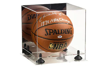 $124.99 • Buy Full Size Basketball Display Case With Mirror, Black Risers & Clear Base (A001)