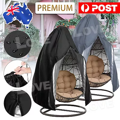 Hanging Swing Egg Chair Cover Patio Furniture Rattan Outdoor Rain Waterproof AU • $19.85