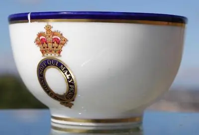 Queen Victoria Rare State Garter Service Windsor Castle Minton Tea Cup  1880's • £320