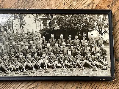 VERY RARE CMTC 1931 PANORAMIC Photo US ARMY WW1 Fort Washington Md WW2 WWII  • $125.52