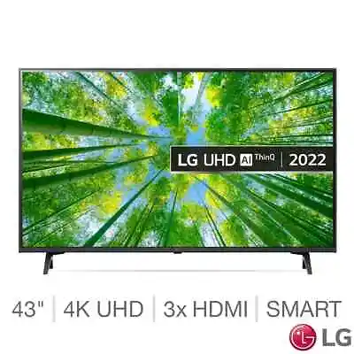LG 43UQ80006LB 43 Inch 4K Ultra HD Smart TV • £269.99
