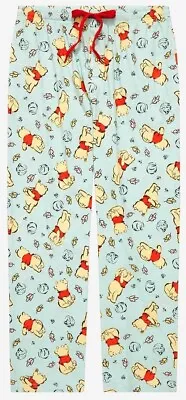 Official Disney Winnie The Pooh Sketch Leaves Comfy Pajama Lounge Pants! • $19.99