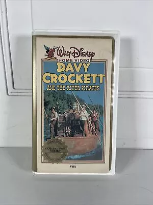 Disney VHS Tapes Rare Walt Disney Home Video Davy Crockett And The River Pirates • $9.95