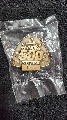 2023 Indy 500 New Bronze Pit Badge Original Sealed Package • $75