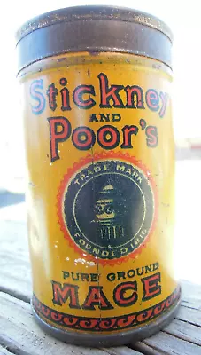 Stickney & Poor Spice Co. - Boston - Mace - Vintage Tin - 1 Ounce • $12