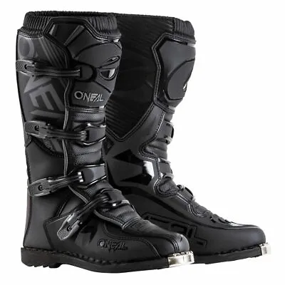 O'Neal Element Motorcycle Boots Off-Road MX Motocross Black Size 11 US / 45 Euro • $143.99