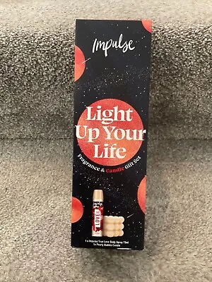 Impulse Light Up Your Life Fragrance & Candle Gift Set. Valentine Or Birthday • £10
