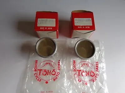 Vintage Toko Oem Motorcycle Velocity Stack Set Of 2 Triumph New Withboxes  Nos • $99.50