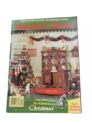 Miniature Collector Nov/Dec 1998 Dollhouse & Miniatures Magazine Vol 21 Issue 7 • $16.98