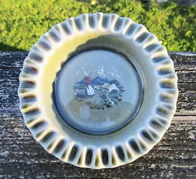 Wade Irish Porcelain Ashtray Country Farmhouse Farm Cottage Round Crimped Edge • $6