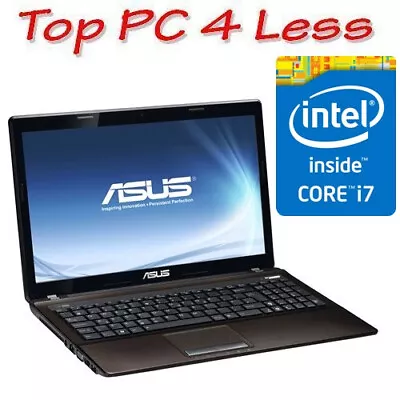 ASUS K53S Intel Quad Core I7 2670QM 8G 128G SSD WiFi NVIDIA 15.6  LED HDMI Win 7 • $199