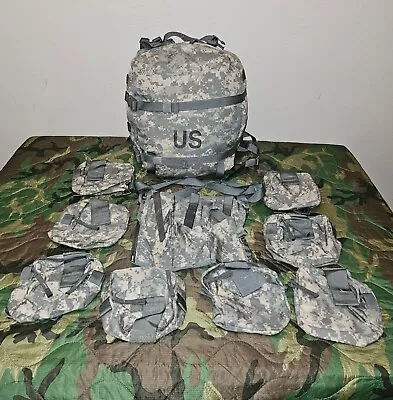 USGI MOLLE II ACU Medic Backpack 8465-01-524-7635 Complete Set VGC • $125.99