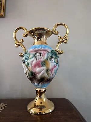 $60 • Buy Vintage Italian Cherub Vase