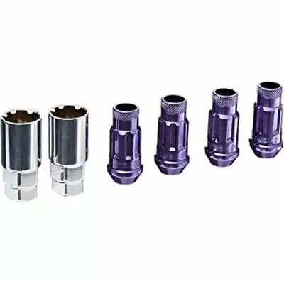 Wheel Mate Muteki SR48 Open End Locking Lug Nut Set Of 4 - Purple 12x1.25 48mm • $61.49