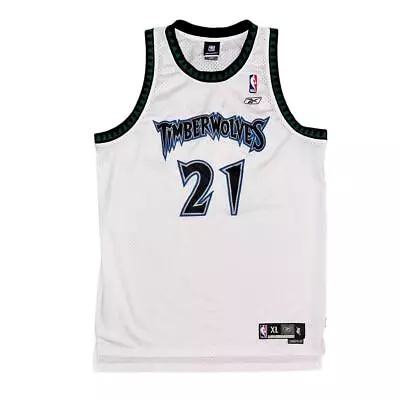 VTG Reebok Minnesota Timberwolves Garnett STITCHED NBA Basketball Jersey XL +2 • $19.87