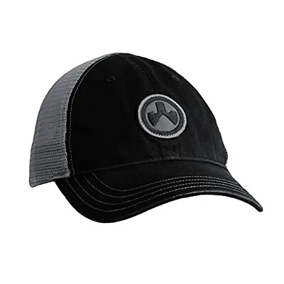 Magpul Industries MAG1105-002 Icon Patch Garment Washed Trucker Hat Black/Gray • $24.30