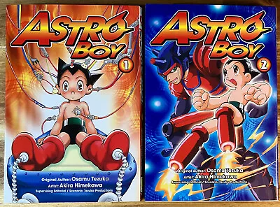 ASTRO BOY Vol 1 & Vol 2 - Osamu Tezuka - Akira Himekawa - Aust/NZ Manga - Rare • $180