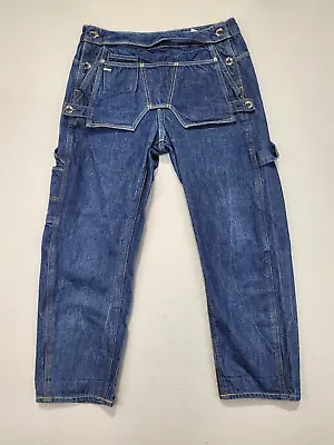 G-Star RAW Jeans Womens 24x23  Midge MP Low Boyfriend Convertible Cargo Crop • $49.85