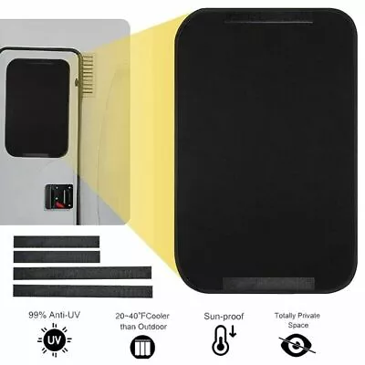 $13.99 • Buy Rv Curtains 16x25 For Camper Window Sun Blackout Fabric Door Window Shade