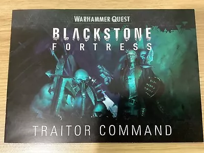 Blackstone Fortress Traitor Command Warhammer Quest Games Workshop • £100