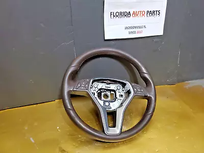 12-14 Mercedes-Benz W204 C250 C300 C350 Steering Wheel BROWN • $206