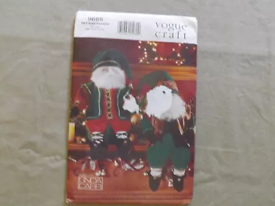 9685 Vogue Craft Sewing Pattern Christmas Elves Dolls Santa Holiday Linda Carr  • $9.99