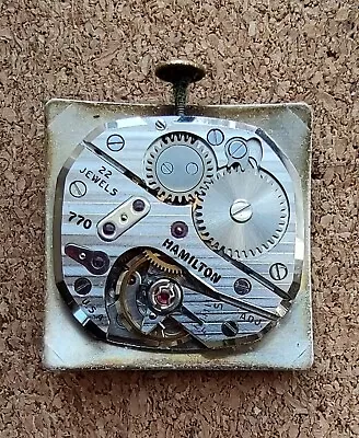 Genuine Gents 17j Hamilton Movement (770) In Running Order - Nice!! • $49.95