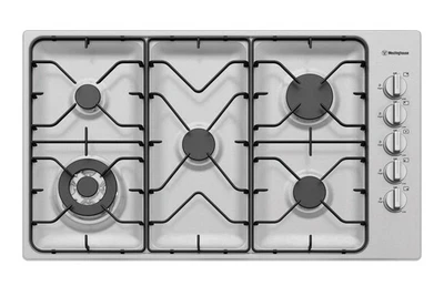 $599 • Buy Westinghouse 90cm 5 Burner Gas Cooktop Model WHG953SB RRP $859.00