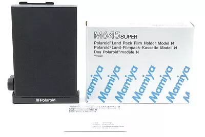 [ MINT In Box ] Mamiya M645 Super Polaroid Land Pack Film Holder From JAPAN • $59.99