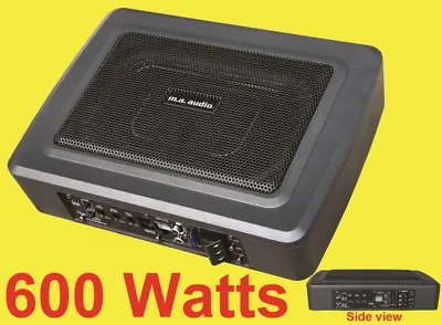£129.99 • Buy 6X9 Inch Ported Built In Amplifierd Speaker Box 600w Design To Fit In Small CARS