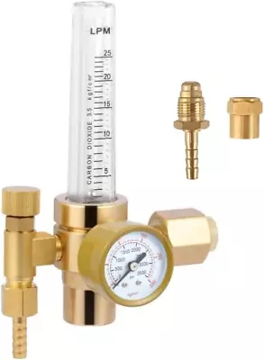 Reboot CO2 Gas Regulator Full Copper Flowmeter Mig Welding Gas Regulator Valves • $40.68