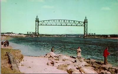 Railroad Bridge Cape Cod Canal Massachusetts MA Postcard UNP VTG Unused Vintage • $2.75