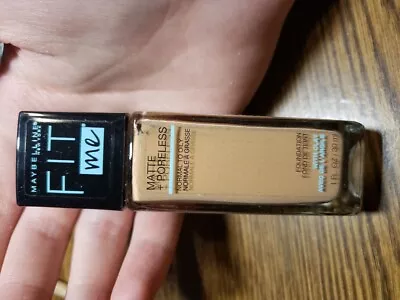 Maybelline Fit Me Matte + Poreless Liquid Foundation 130 Buff Beige 1 Fl Oz • $6.99