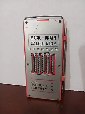 Vintage Mechanical Magic Brain Calculator • $10