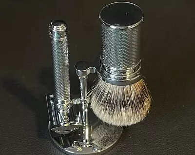 Muhle R89 Safety Razor Set/ Baxter Silvertip Brush • $160