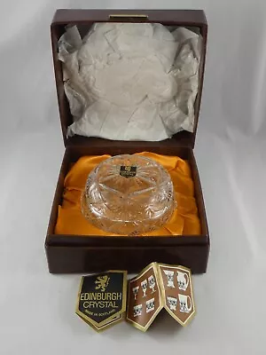 £9.95 • Buy Vintage Edinburgh Crystal Cameron Powder Bowl Boxed