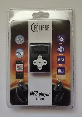 Eclipse CLD2BK 2GB MP3 Player New In Package From The 2000's • $19.99