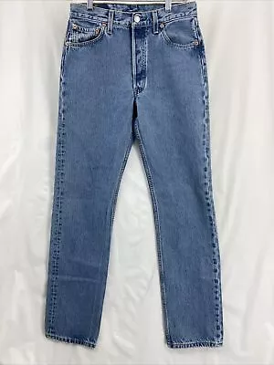 Vintage Levis 501 Button Fly Men's 30x34 Blue Denim Jeans Mexico WPL 423 • $39.99