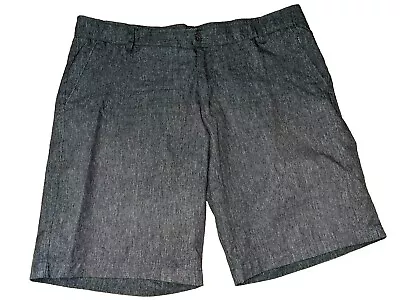 Swiss Tech Shorts Mens 36 Chino Athletic Golf  Lightweight Outdoor Dark Gray • $18.94