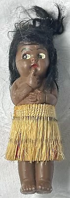 Vintage Maori Celluloid (?) Doll - 9.5cm • $15