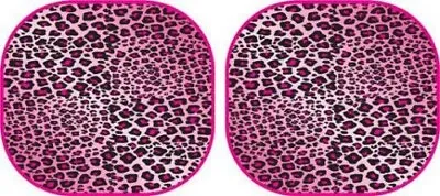 Pink Leopard Magic Shade Windshield Sunshade Sun Shade Standard Size • $18.99