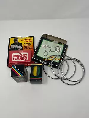 1980s Magic Kit TV Magic Kit Cards Rings Puzzles Marshall Brodien • $20